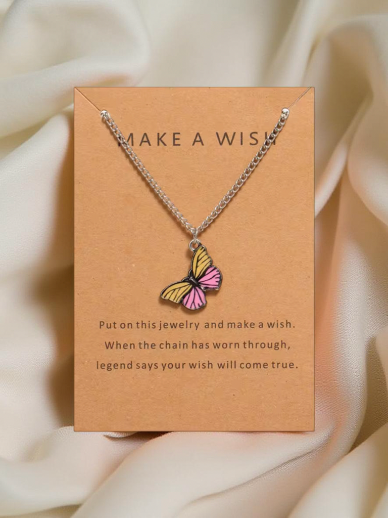 Butterfly wish necklace – symbol of hope and fulfillment