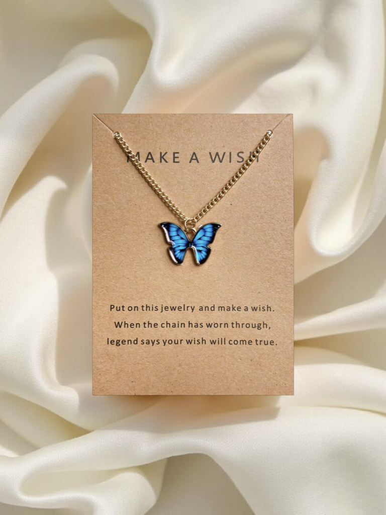 Schmetterling Wunschkette – Dein persönlicher Glücksbrin